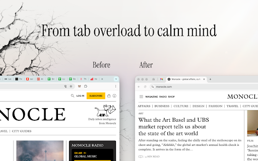 Tuck :: Snooze tabs and auto-close inactive ones