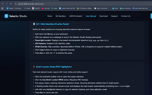 Playwright Selector Tool :: Playwright Selector Studio: version 1.3.0 Unified Automation Locator & JSON Tool
Selector Studio is the ultimate browser companion…