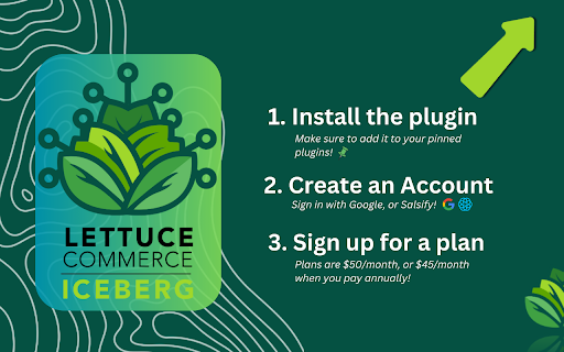 Iceberg, by Lettuce Commerce :: Map your Salsify channels with ease. An easy to use AI-powered side panel that let's you write Salsify formulas faster than ever.