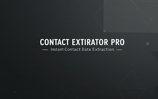 Contact Extractor :: Extract contact information from all open tabs