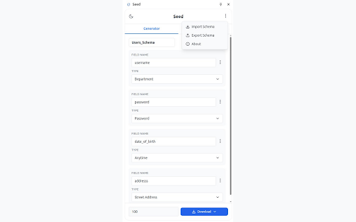 Seed :: A developer tool to generate realistic test data and inject it into web forms to accelerate testing.