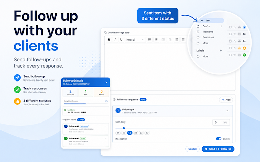 Mailflame for Gmail: Merge, Schedule, Followup & Track emails :: Boost your email marketing with Mailflame. Easily send, schedule, and track email campaigns directly from Gmail.