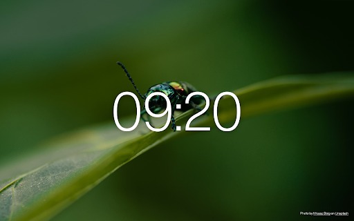 Zen Moment :: A calm new tab. Centered clock, daily-rotating Unsplash photo, heart the ones you love. Private, lightweight, zero ads.