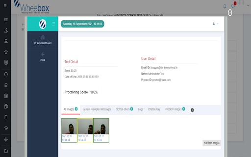 Wheebox RPaaS v3 :: Extension to proctor candidate