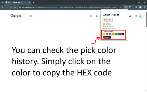 Color Picker :: Pick a color from the page and get its HEX code