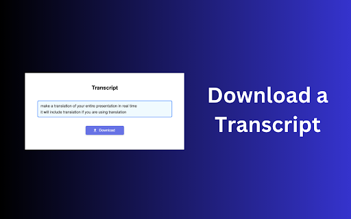 Live Captions :: Live Multi-Language Captions for In-Person Presentations - With Optional Real-Time Translation