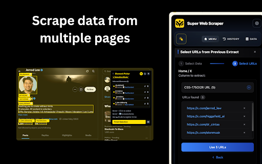 Super Web Scraper :: Super Web Scraper: Instantly extract text, images, emails & links from any site. One-click, fast & powerful data scraper tool.