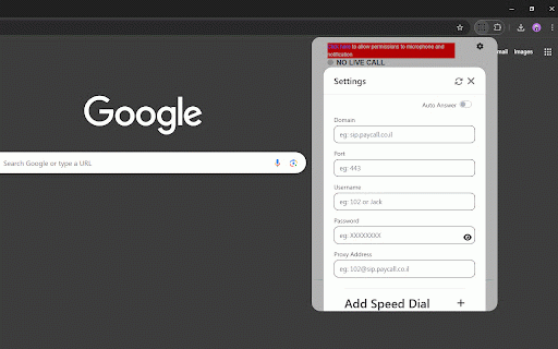 PayCall WebPhone :: PayCall WebPhone is a WebRTC client.