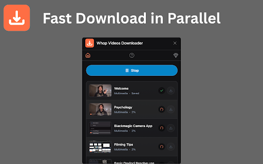 Whop Videos Downloader - Whop Courses Downloader :: Whop Videos Downloader: One-Click Whop Course Video Downloads