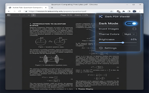 Dark Pdf viewer :: True object-aware Dark Mode PDF viewer built on PDF.js with text selection support.