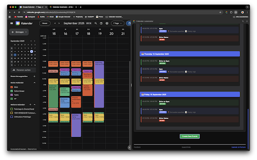 Calendar Automator :: Plan your week, automate tasks, and boost productivity.