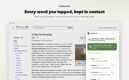 Mossglen — Language Learning Reader & Translator :: Learn a language by reading the web. Tap a word to translate and save it, read aloud, spaced-repetition review. 8 languages, free.