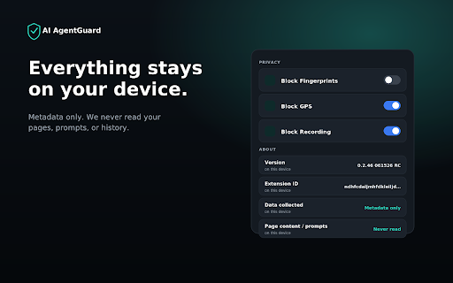AI AgentGuard :: Next generation firewall. Find & block AI agents, bots & trackers. Shadow AI? Handled.