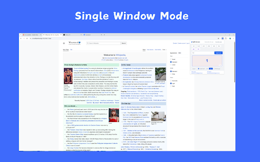 how to split screen :: Arrange browser tabs into multi-window layouts. Supports custom ratios.