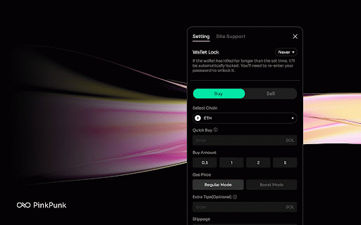 PinkPunk :: Best wallet for meme players, trade faster than anyone.
