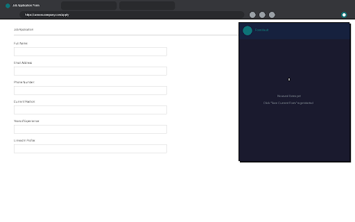 FormVault - Smart Form Saver :: Save and auto-fill web forms instantly. Perfect for job applications and repetitive forms. Never type the same info twice.