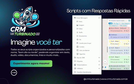 CRM TURBINADO :: CRM TURBINADO é um CRM no Google Chorme.