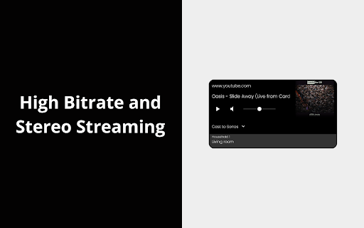 Cast to Sonos :: This extension allows you to cast your tab to a sonos device.