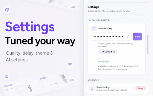 AkovoLabs Snap :: Capture full-page screenshots and extract any webpage into a ready-to-run React project with AI.