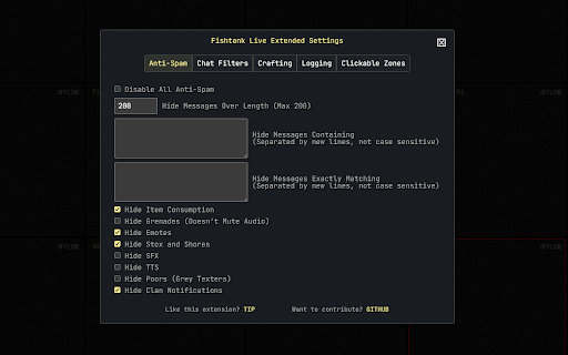 Fishtank Live Extended :: An open source project aimed at extending functionality on fishtank.live