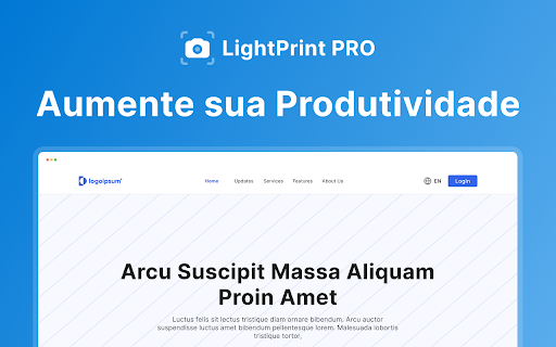LightPrint Pro - Full Page Capture :: LightPrint Pro: Leve, rápido e confiável, é a ferramenta perfeita para suas necessidades de captura de paginas