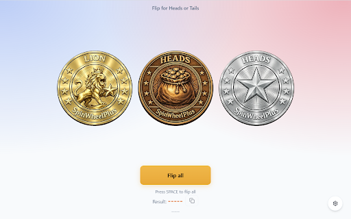 SpinWheelPlus :: Spin a wheel or pick names, numbers, dice, coin, yes/no, shuffle, and teams in Chrome's side panel. Local and free.