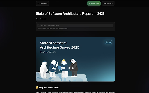 Gleamr - Save Articles :: Save articles, blog posts, and social media threads for later reading. Extract and preserve content from any website with one click.