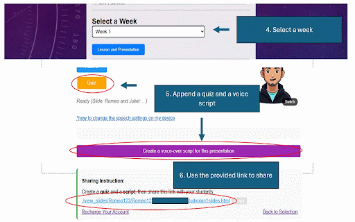 AI Course Creator by Ailytic :: AI design and create courses, quizzes and voiced presentation base on website content. Perfect for teaching and self learning