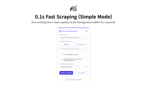 NotebookClipper: Save to NotebookLM :: Clip web pages to Gemini Notebook with one click. Best productivity tool for research and AI summarization.