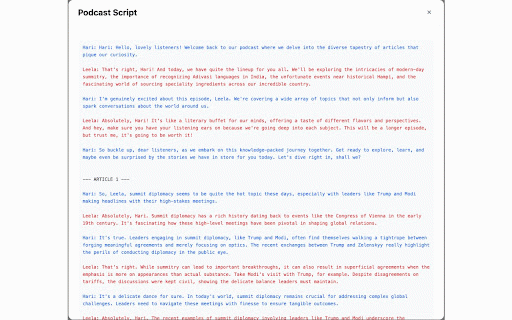 Article to Audio: Local Version :: Extract articles, save them locally, and generate audio podcasts using OpenAI API.