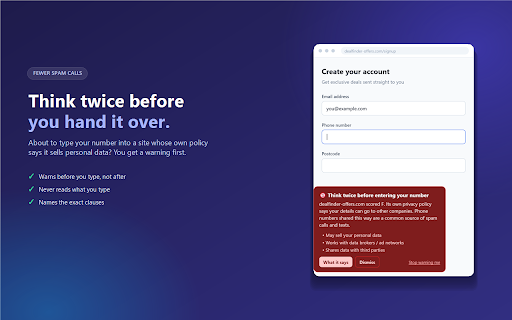 Fine Print Guard: Ad Blocker, Pop-up Blocker & Tracker Blocker :: Free ad blocker and pop-up blocker. Stops trackers, rejects cookie banners for you, and warns you about bad terms of service.
