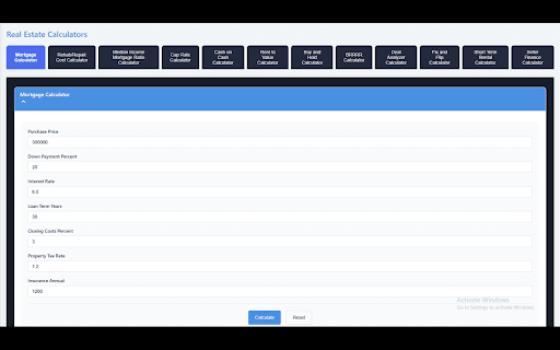 Real Estate Deal Analyzer :: Analyze real estate investment properties directly from Zillow listings