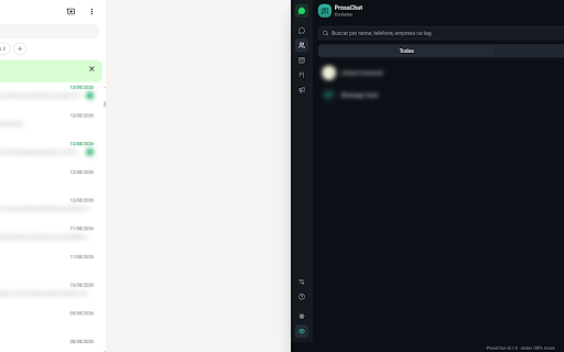 ProsaChat :: CRM pessoal 100% local integrado ao WhatsApp Web.