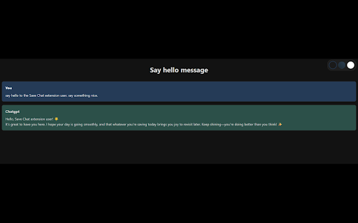 Save Chat - AI chat backup :: Backup Your AI Conversations Locally.