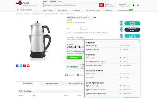 Emparator E-ticaret Ürün Analiz Programı :: Emparator, e-ticareti daha verimli yapmanıza ve satışlarınızı artırmanıza yardımcı olur.