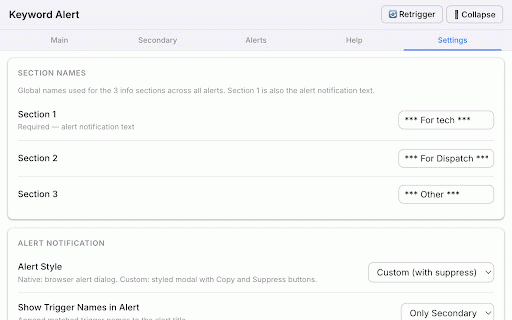 Keyword Alert :: Monitor websites for specific keywords and get instant alerts. Icon from Flaticon.