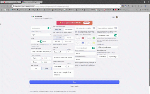 PolyglotSelect – Instant 4-Language Translator :: Instantly translates text you select on any web page into 4 languages. Supports Google and Microsoft Translator.