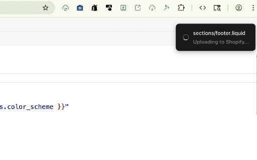 Shopify Theme Files Sync Helper :: Bidirectional Files Sync between Shopify Theme Online Code Editor and Your Local File system.