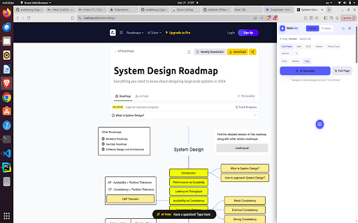 WebGist :: Summarize any webpage with AI. Translate to 84 languages, read aloud, export PDF. 13 AI providers incl. free local AI.