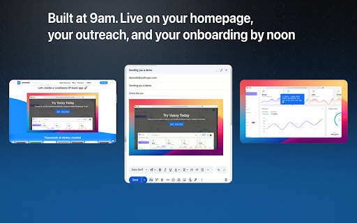 LiveDemo - AI Product demos in seconds :: Create AI interactive product demos and guides. Record, edit, and share clickable demos that convert prospects into customers.