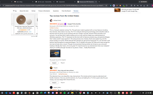 ReviewShield: Fake Review Detector for Amazon :: Trust scores, fake review detection, and adjusted ratings for Amazon products. 100% private, on-device analysis.