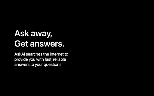 Ask :: Ask is your personal AI assitant. Made for you, learns from you.
