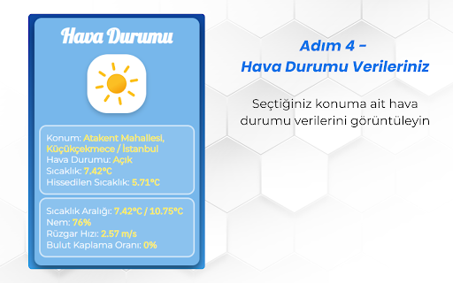 Hava Durumu – Anlık, Hızlı & Detaylı :: Anlık hava durumu tahmini, sıcaklık, nem, rüzgar hızı ve daha fazlası tek bir tıkla tarayıcınızda!