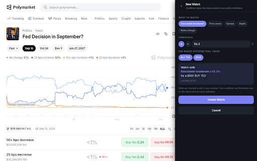 PolySmarter :: Three layers of Polymarket intelligence: resolution rules, information updates and real execution costs.