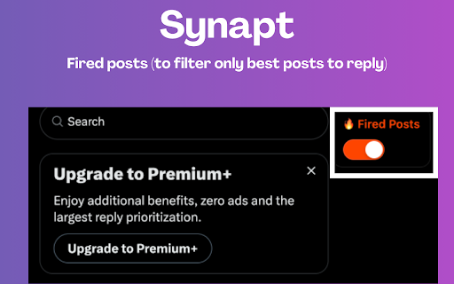 Synapt: AI replies & posts for X (Twitter), LinkedIn and Product Hunt :: Your X (Twitter), LinkedIn, Product Hunt copilot. Posts & replies in your voice on one click. Save time, engage & grow smarter!