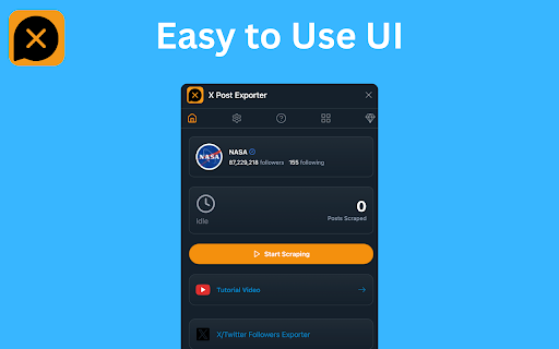 X Post Exporter - Download X / Twitter Posts :: Export X (Twitter) posts in bulk to CSV, JSON, or Excel with X Post Exporter. Fast, simple data backup and analysis.
