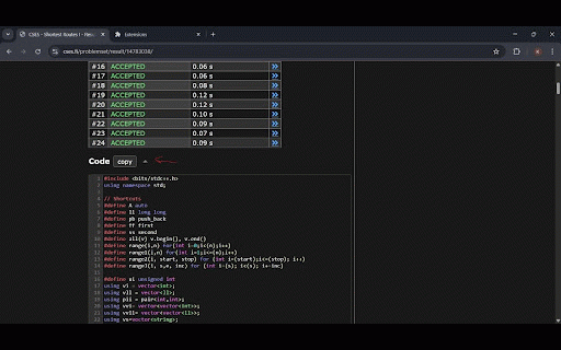 CSES EXTENSION :: Enhance your CSES experience with notes, tags, stats, and automation tools.