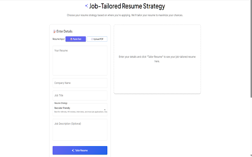 CVInsight - Job Match Score :: Instantly see how your resume matches any job on LinkedIn, Naukri, Indeed & more. Track applications in one click.