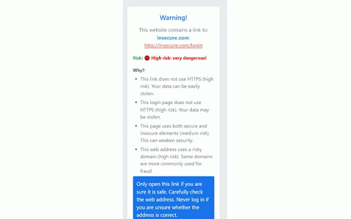 LinkShield :: LinkShield helps you identify unsafe websites and links to keep you safer online.