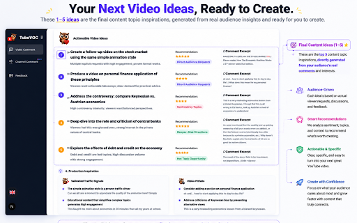 TubeVOC - YouTube Comment Insights :: Analyze YouTube comments and discover what your audience really wants.